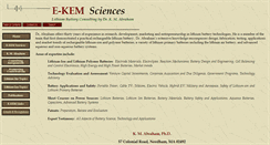 Desktop Screenshot of e-kemsciences.com